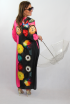 Šaty s pestrofarebnými dáždnikmi